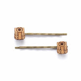 One Happy LeafOne Happy Leaf Owl Hairpins #same day gift delivery melbourne#