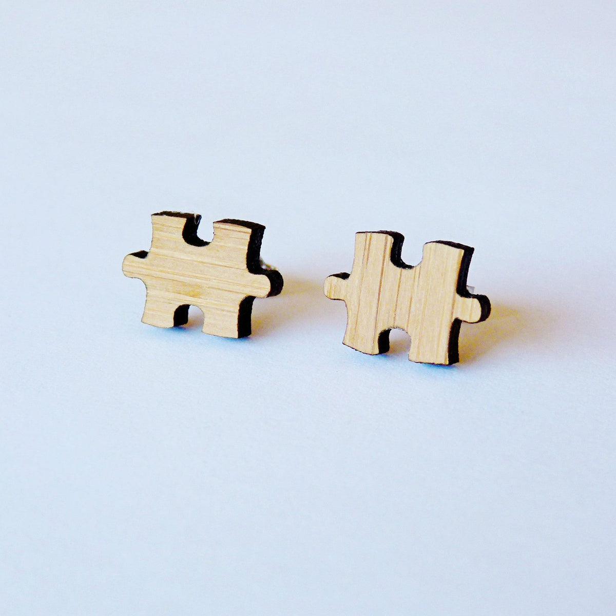 One Happy LeafOne Happy Leaf Puzzle Earrings #same day gift delivery melbourne#