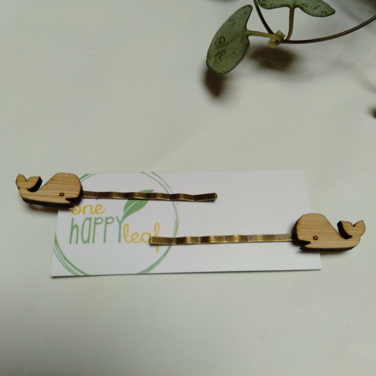 One Happy LeafOne Happy Leaf Whale Hairpins #same day gift delivery melbourne#