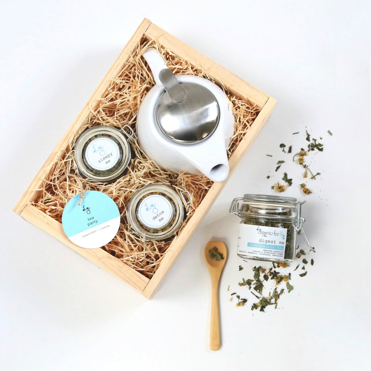 Organics for LilyOrganics for Lily Deluxe Tea Party Gift Set #same day gift delivery melbourne#