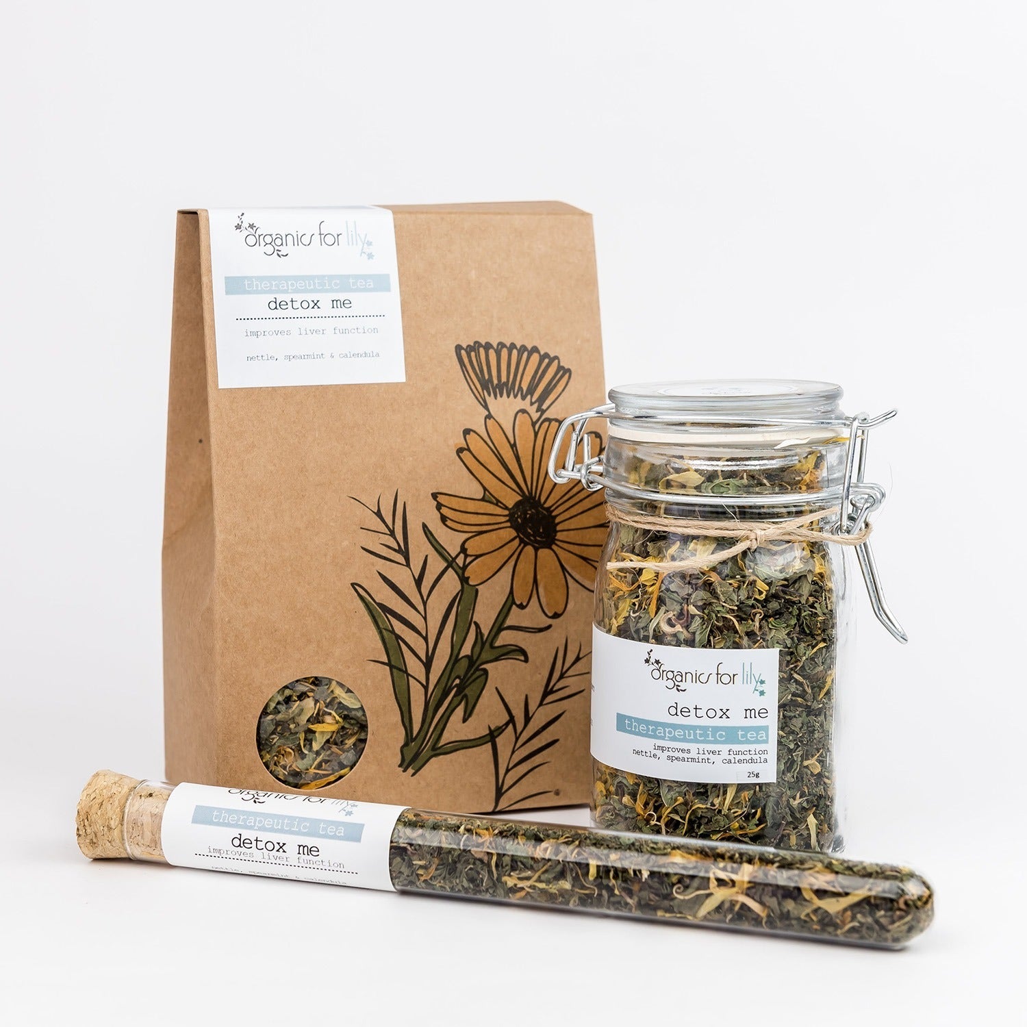 Organics for Lily Detox Me tea 100g value pack