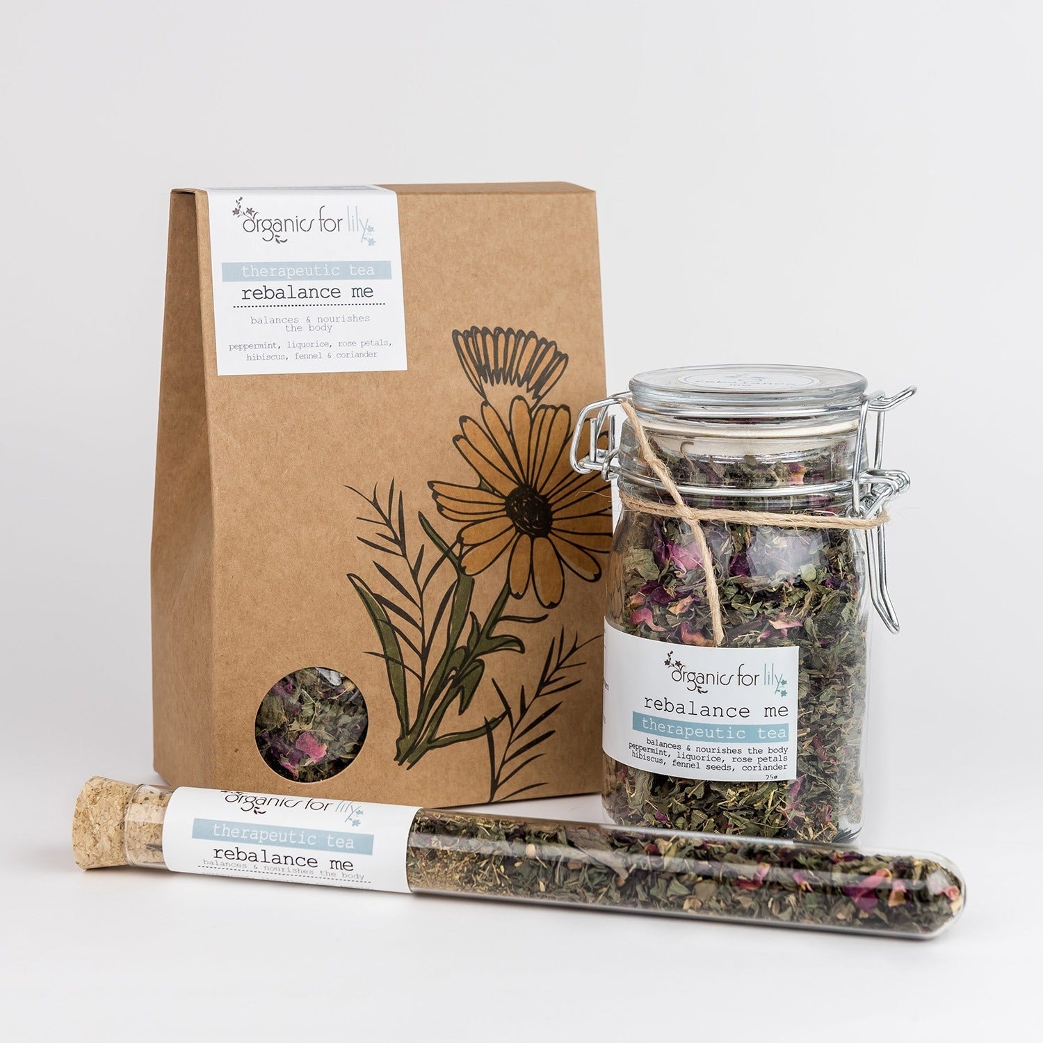 Organics for Lily Rebalance Me Tea
