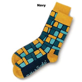 Otto and Spike Dab colourful geometric Australian cotton socks made in Melbourne