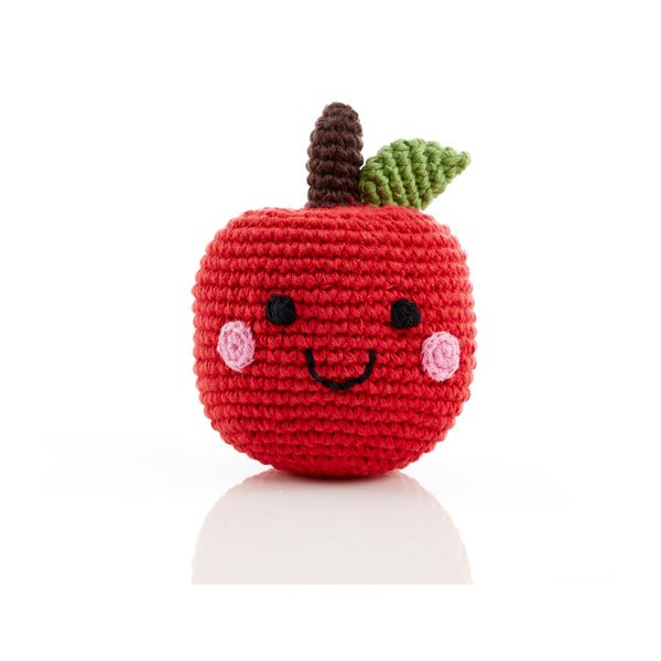 Pebble Child Friendly fruit rattle – apple