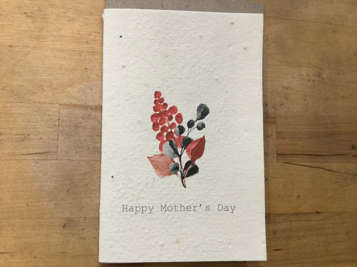 Planet Go RoundHappy Mother’s Day (Forget Me Not) Plantable Cards #same day gift delivery melbourne#