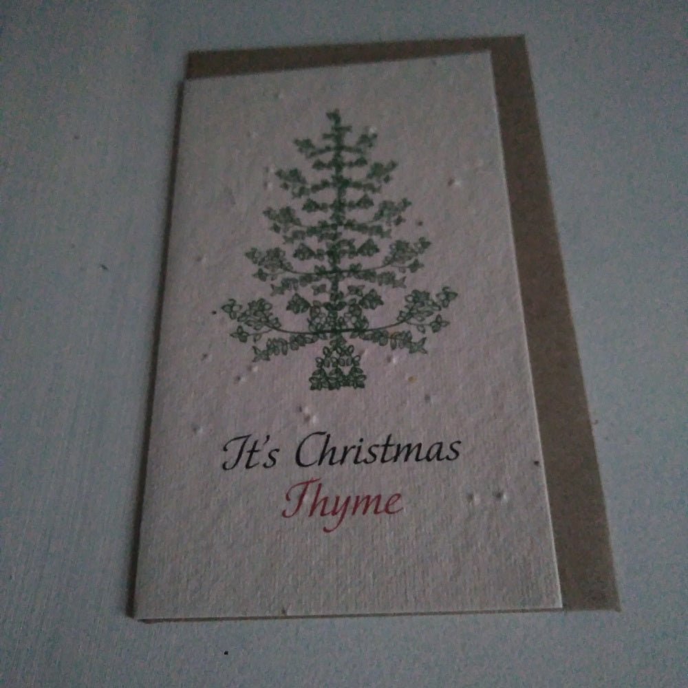 It’s Christmas THYME Seed Card