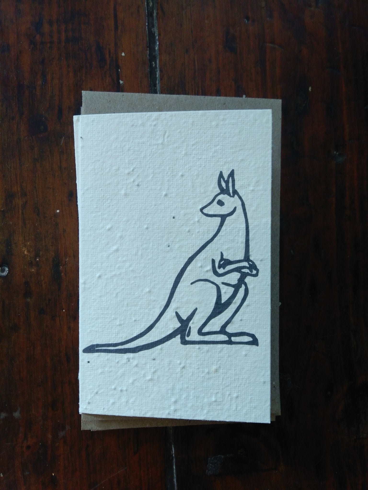 Kangaroo Seed Card