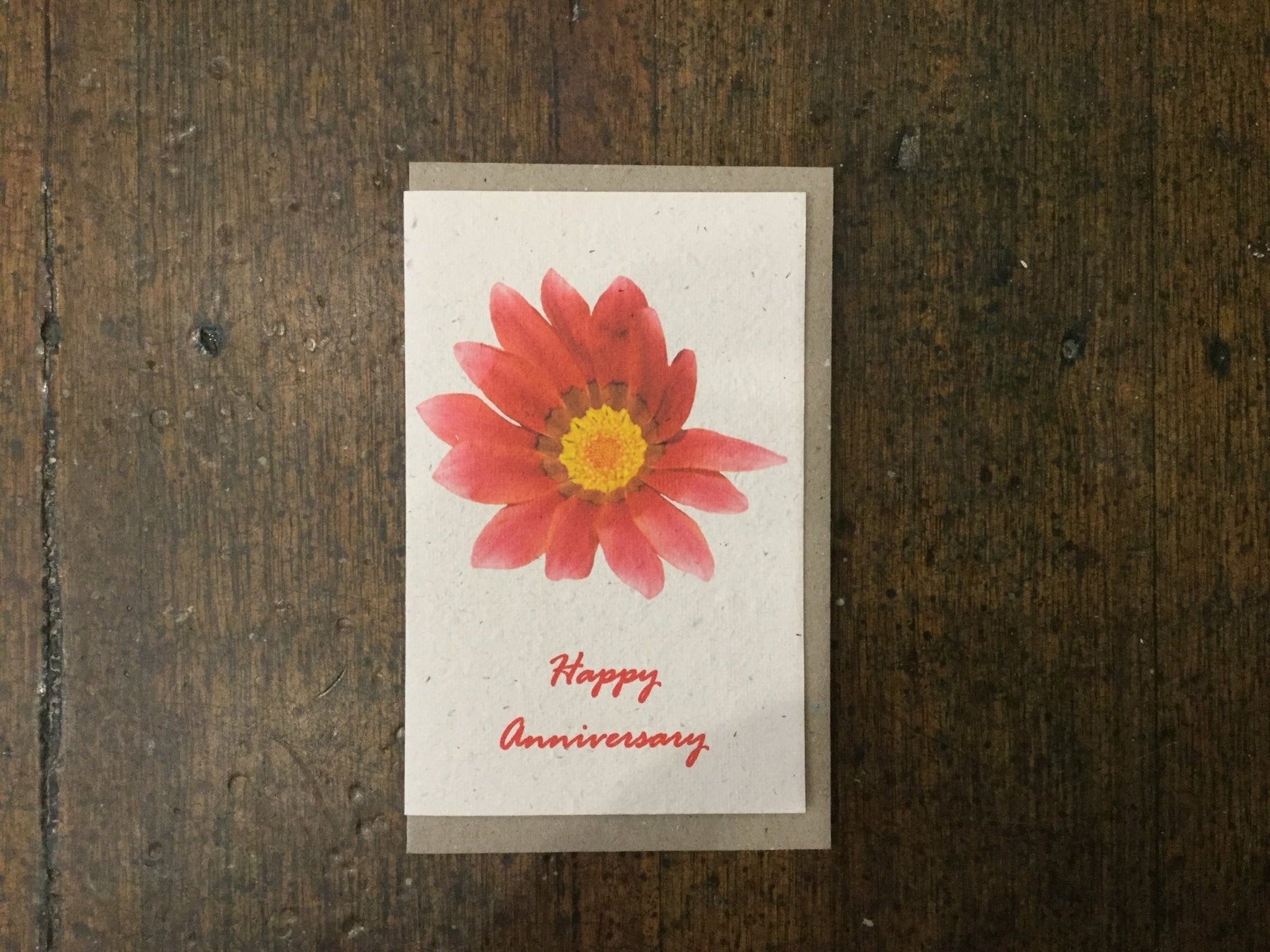 Planet Go Round Happy Anniversary Flower Seed Card