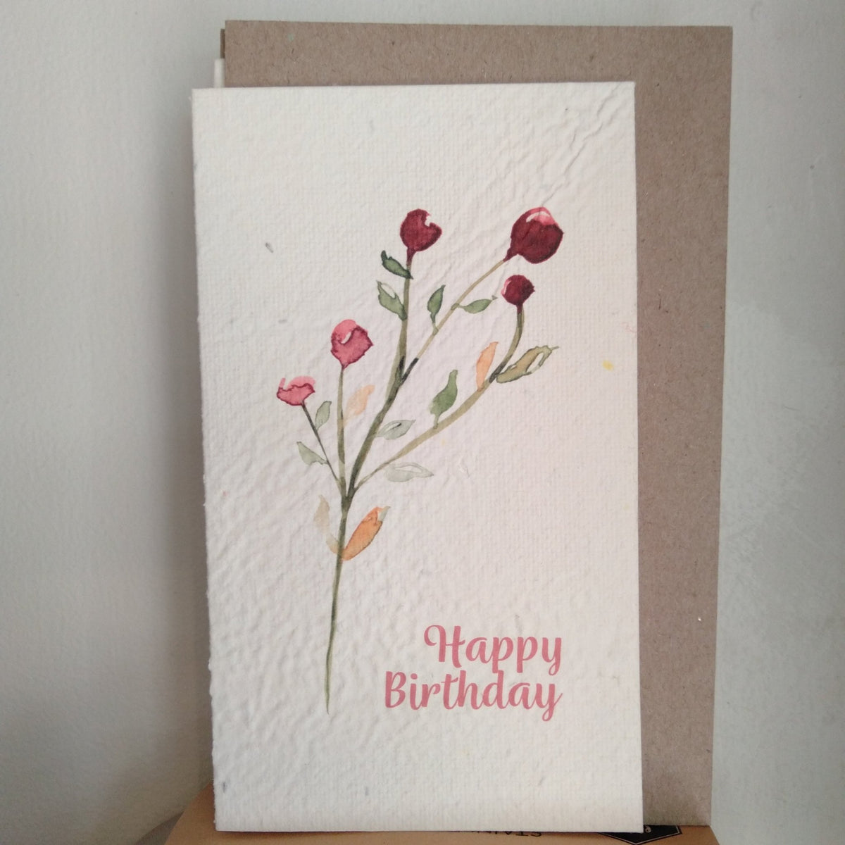 Planet Go RoundPlanet Go Round Happy Birthday Floral 2 Seed Card #same day gift delivery melbourne#