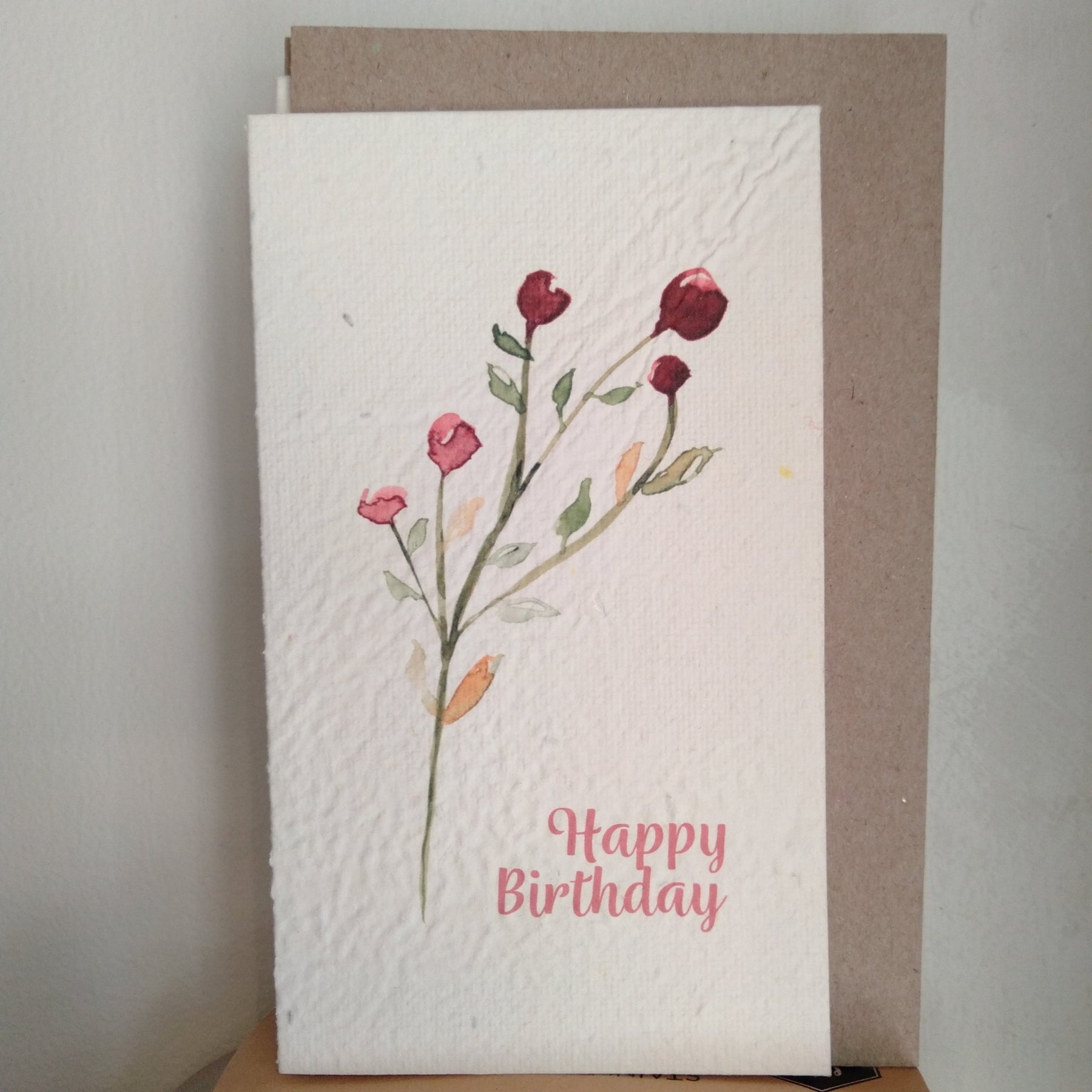 Planet Go Round Happy Birthday Floral 2 Seed Card