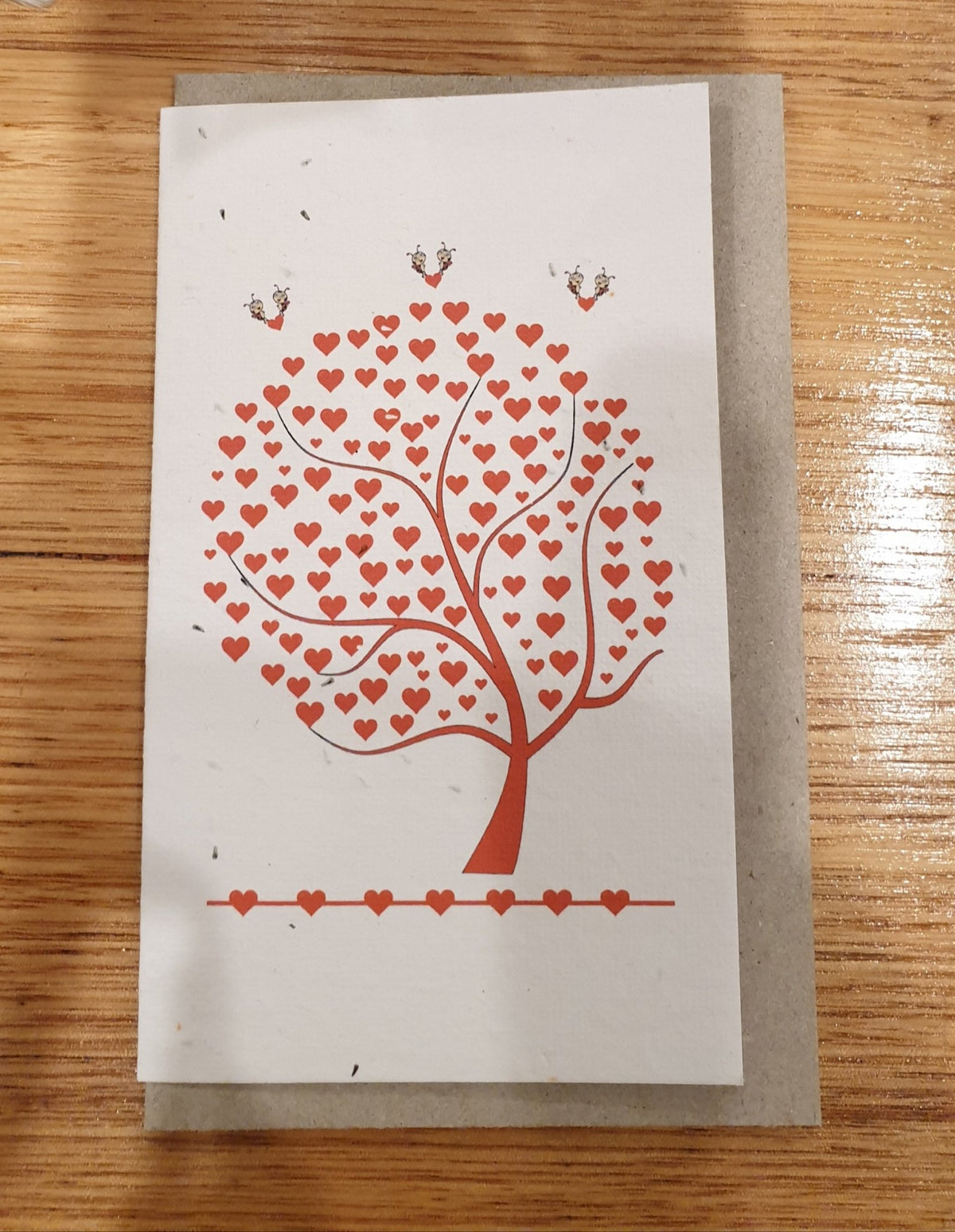 Planet Go RoundPlanet Go Round Red Heart Tree Seed Card #same day gift delivery melbourne#