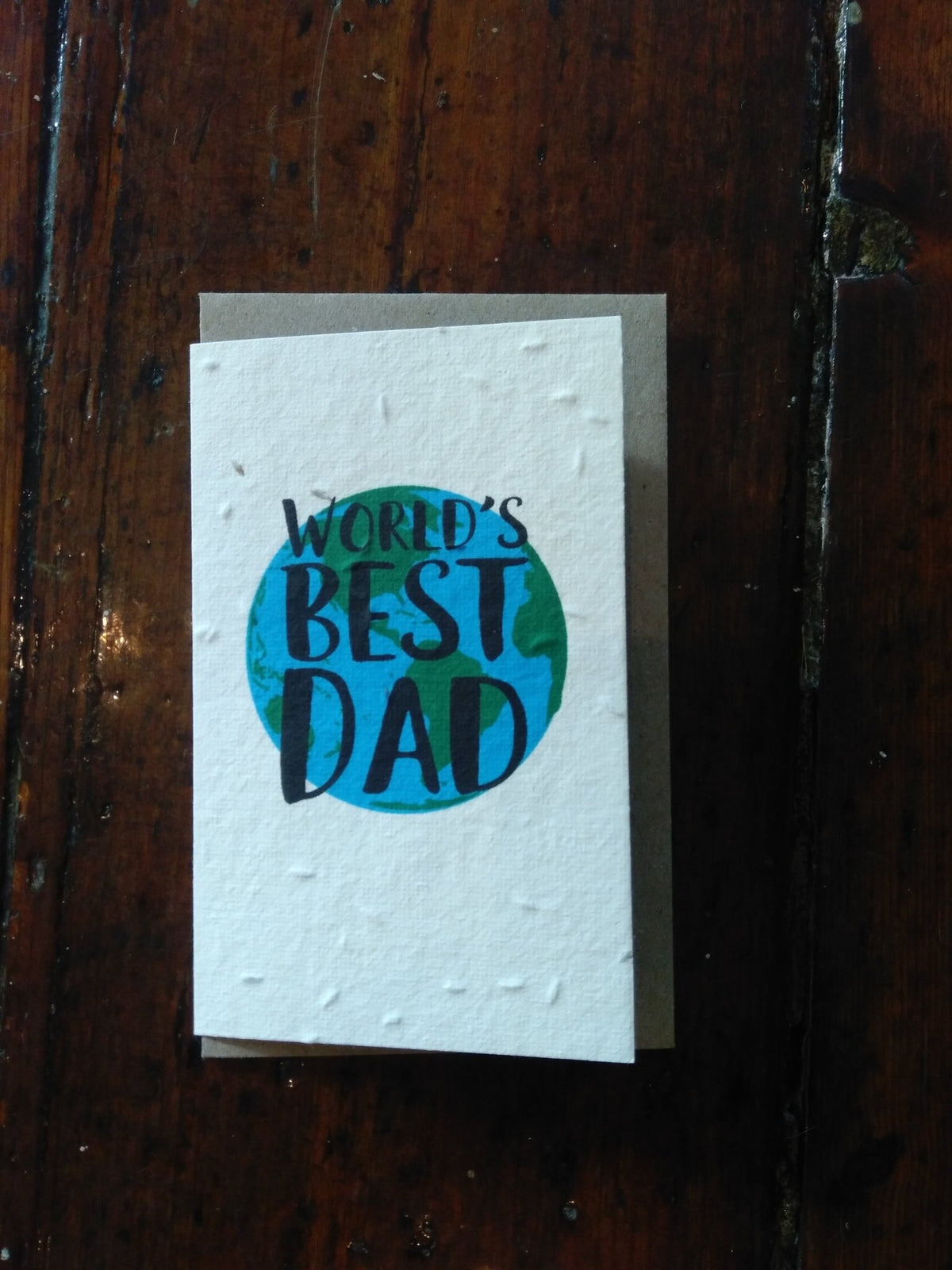 Planet Go RoundWorld's best dad Seed Card #same day gift delivery melbourne#