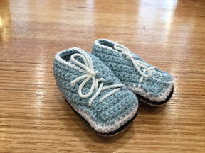 Crocheted Baby Booties