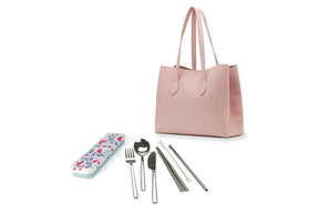 Carry Your Cutlery - Botanical Stainless Steel Cutlery Set