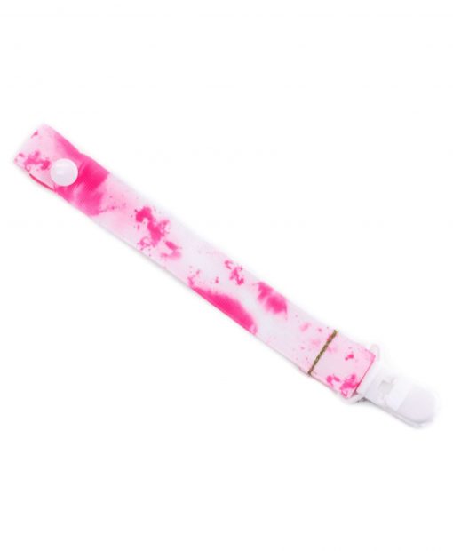 Sabine & Sparrow Dummy Saver Baby in Pink Tie Dye