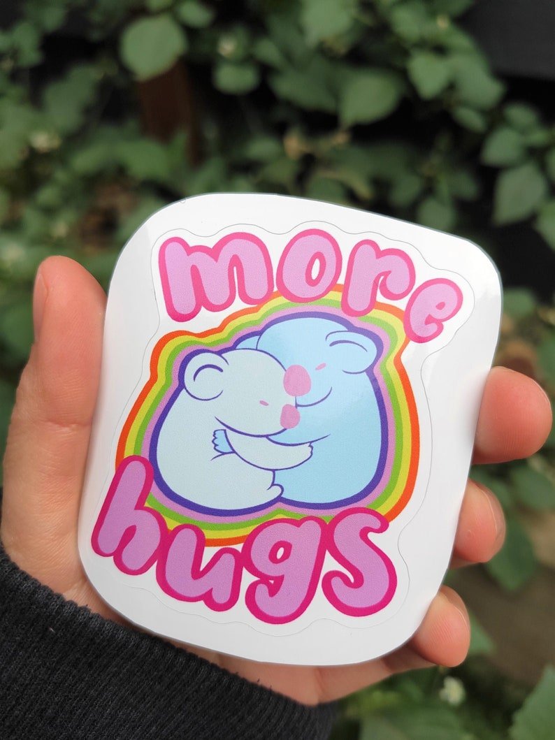 SadHumansHopeMore hugs Sticker #same day gift delivery melbourne#