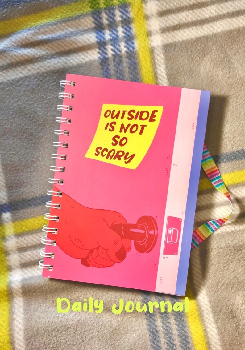 SadHumansHopeOutside Is Not So Scary Journal #same day gift delivery melbourne#