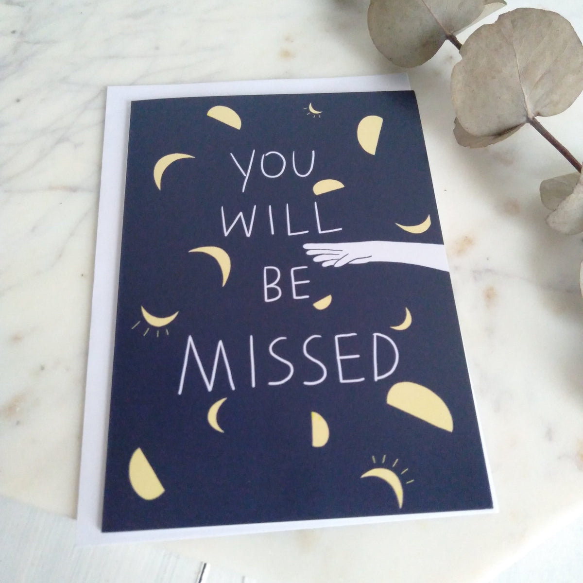 SadHumansHopeYou will be missed greeting card #same day gift delivery melbourne#