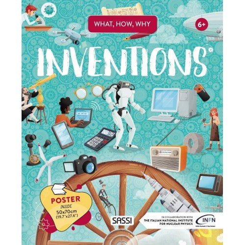 Sassi juniorSassi What How and Why Inventions Book and Poster #same day gift delivery melbourne#