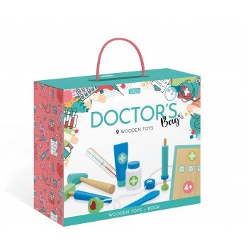 Sassi juniorSassi Wooden Toys - Doctor's Bag, 10 pcs #same day gift delivery melbourne#