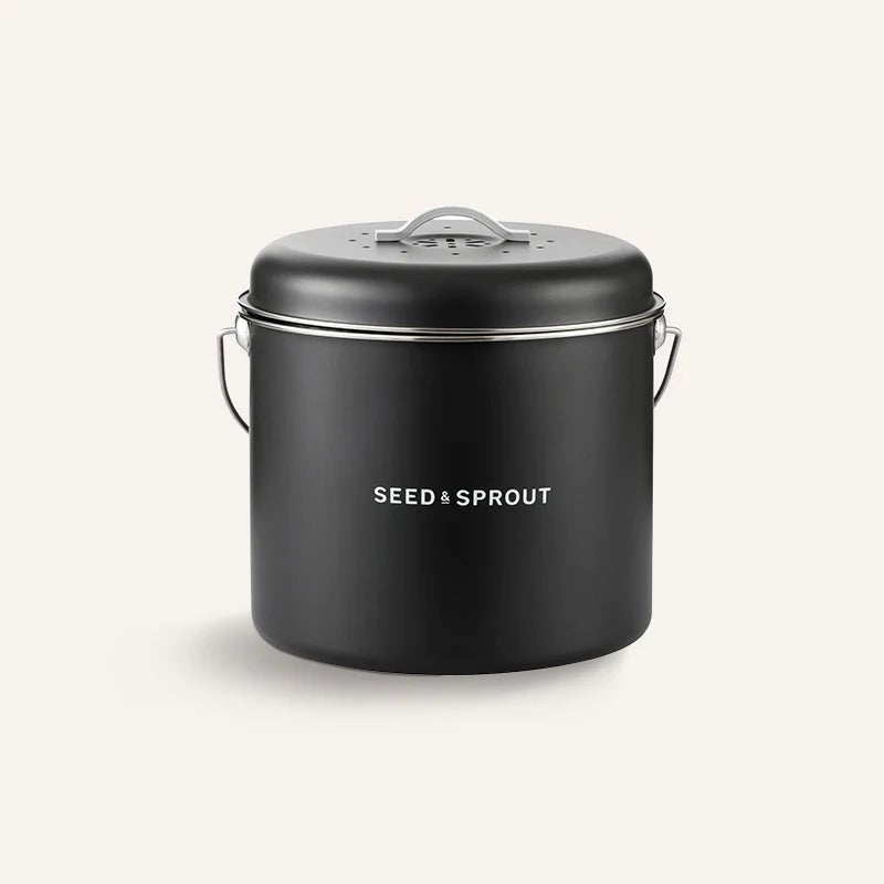 Seed & Sprout Kitchen Compost Bin - Liquorice