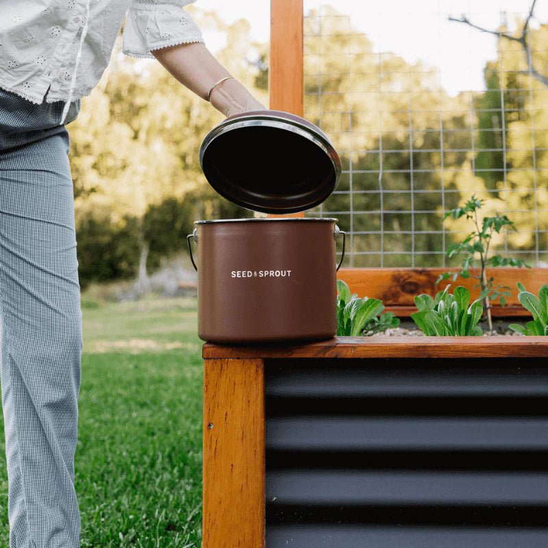Seed and Sprout CoSeed & Sprout Limited Edition Compost Bin - Cacao #same day gift delivery melbourne#