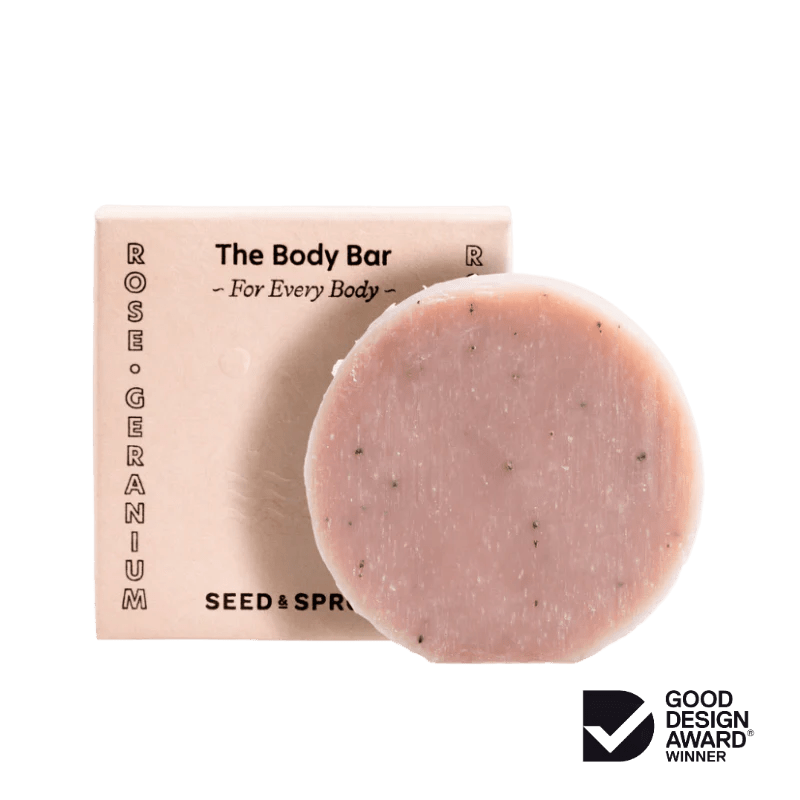 Seed and Sprout CoSeed & Sprout Natural Body Wash Bar - Rose Geranium #same day gift delivery melbourne#