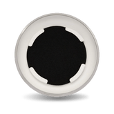 Seed & Sprout replacement carbon filter fitted inside a white compost bin lid.