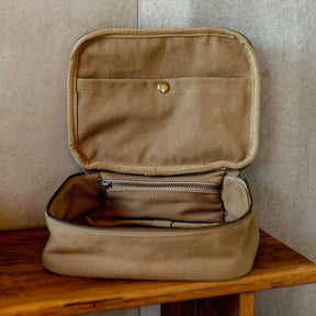 Seed & Sprout Toiletry Travel Bag interior layout and storage features.