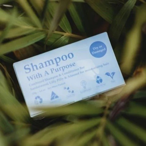 Shampoo with a PurposeShampoo with a Purpose - Shampoo & Conditioner Bar Dry or Damaged 135g #same day gift delivery melbourne#