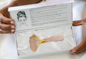 Summer Salt Body Spiky Rose Quartz Facial Roller