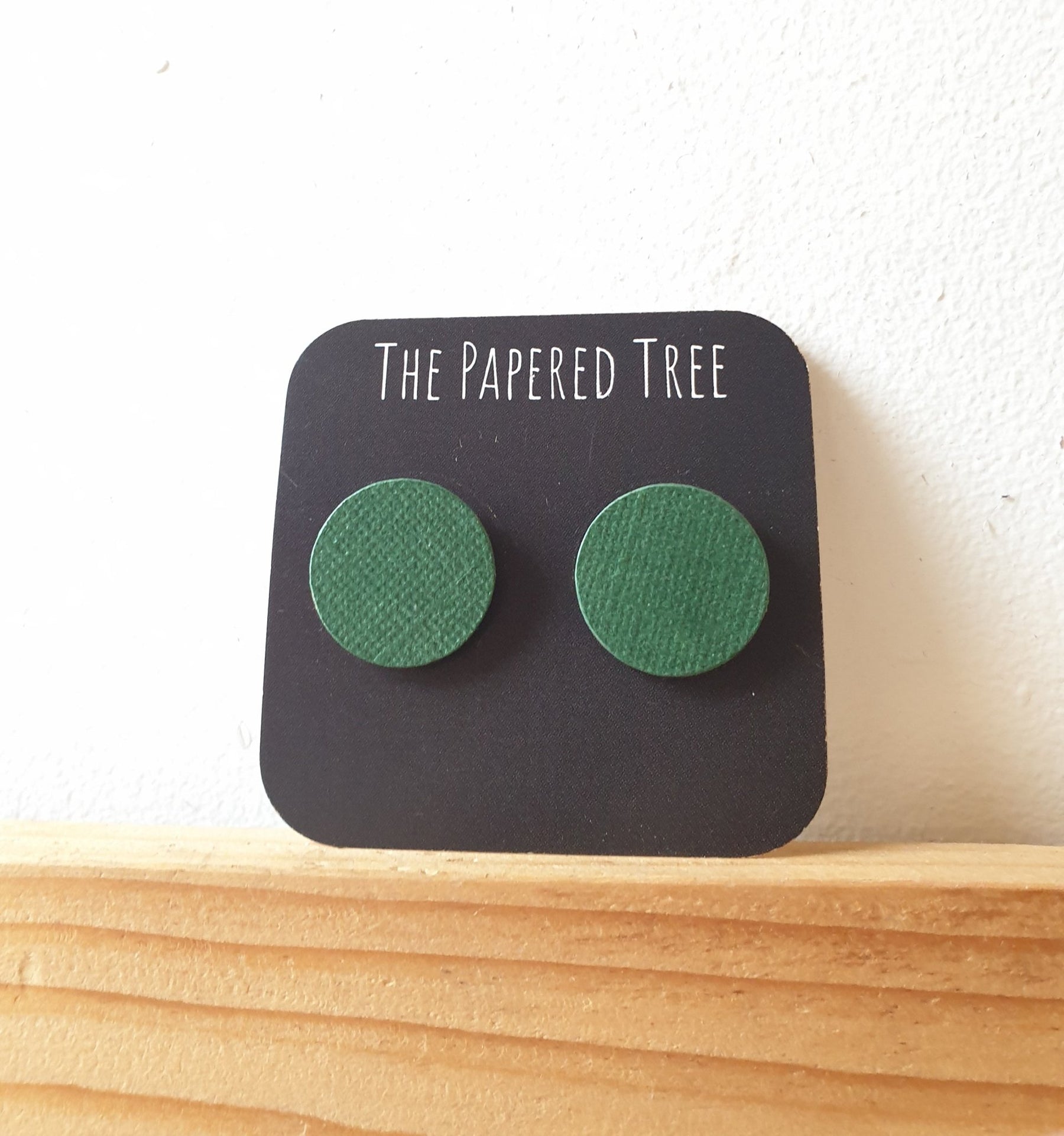 The Papered Tree Statement clip on Stud Earrings
