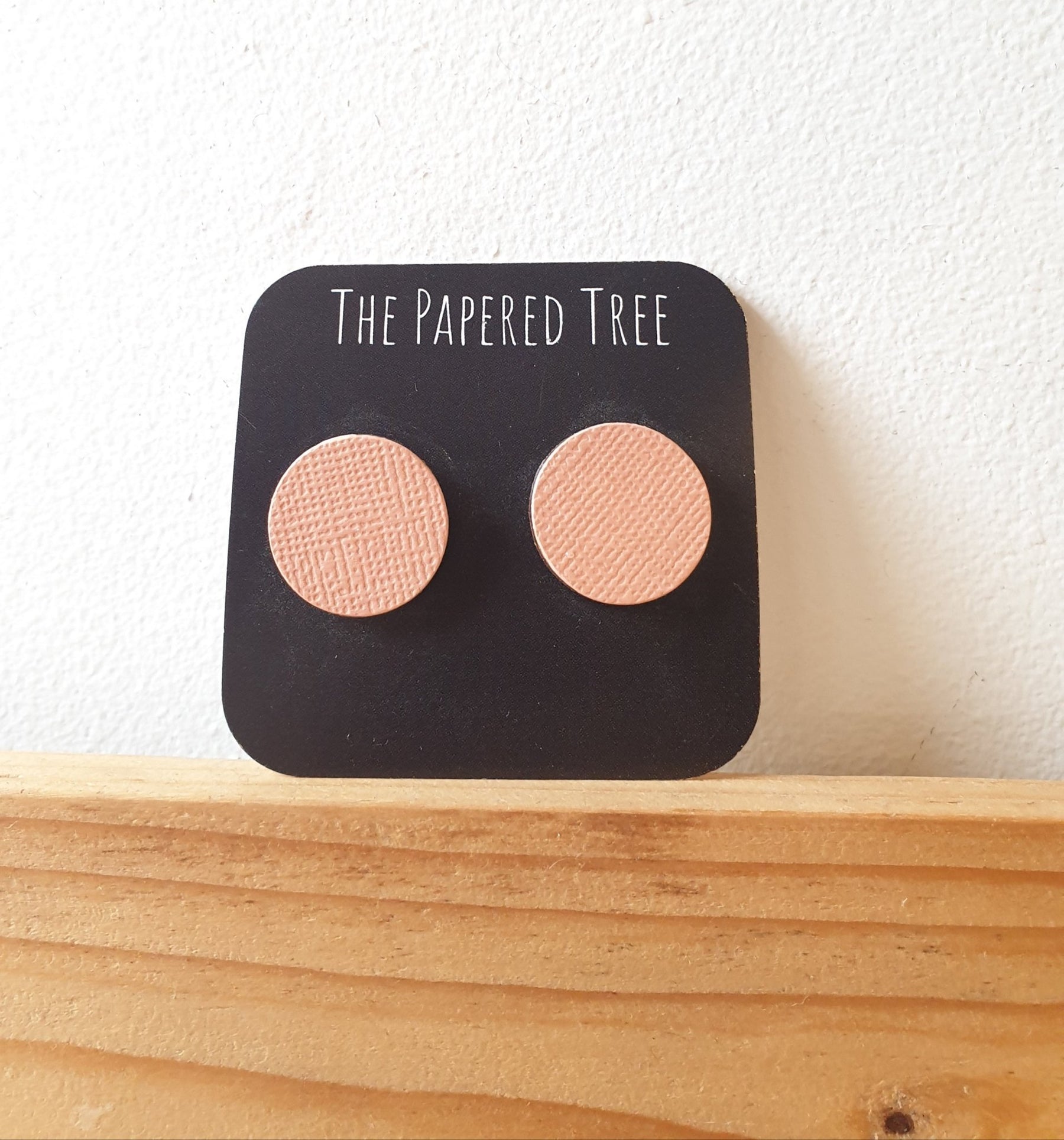 The Papered Tree Statement clip on Stud Earrings
