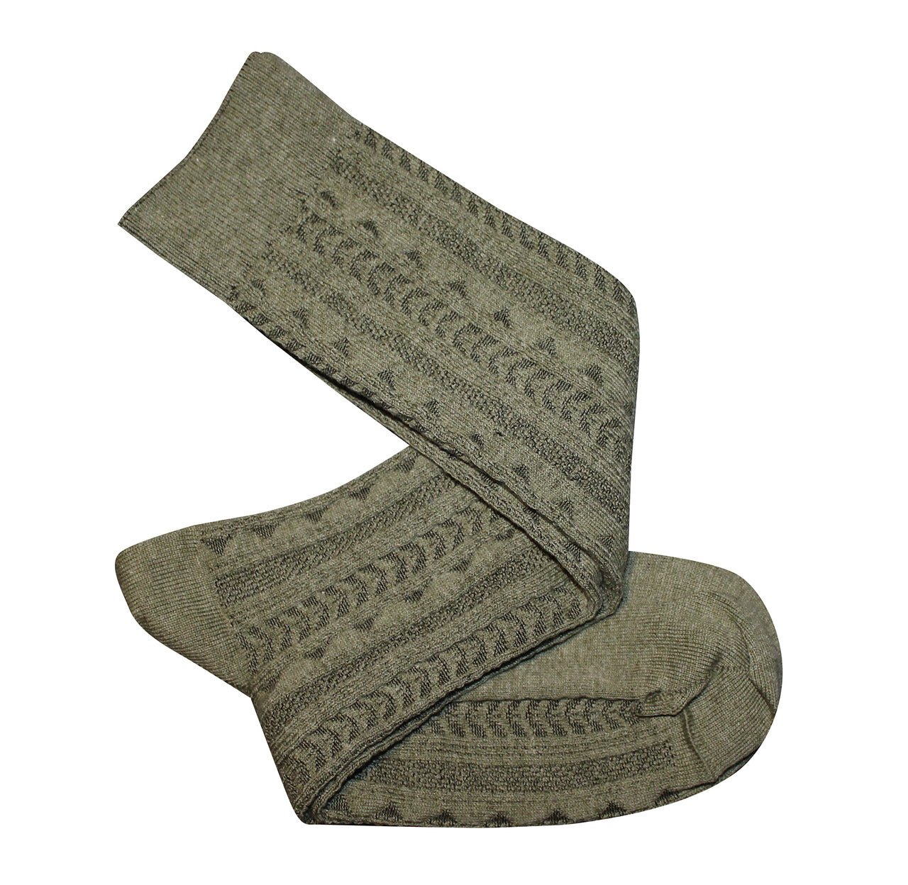 Tightology Tevere Long Socks - Patterned Cotton