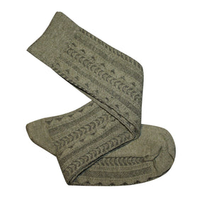 Tightology Tevere Long Socks - Patterned Cotton