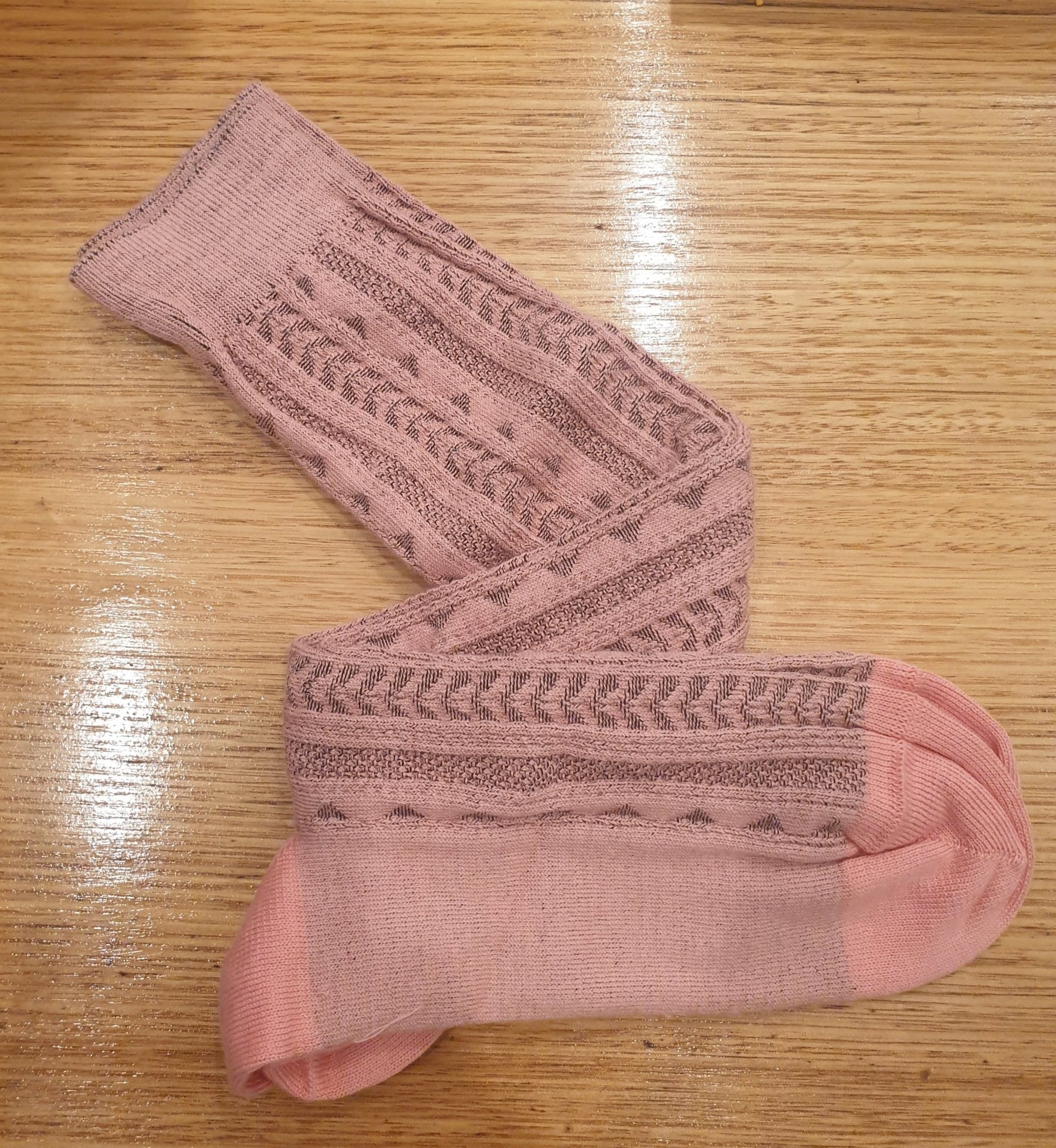 Tightology Tevere Long Socks - Patterned Cotton