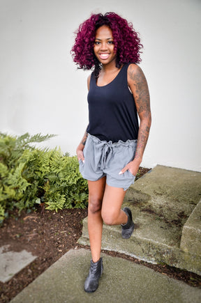 Tonle Chloe Shorts Slate