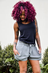 TonleTonle Chloe Shorts Slate #same day gift delivery melbourne#