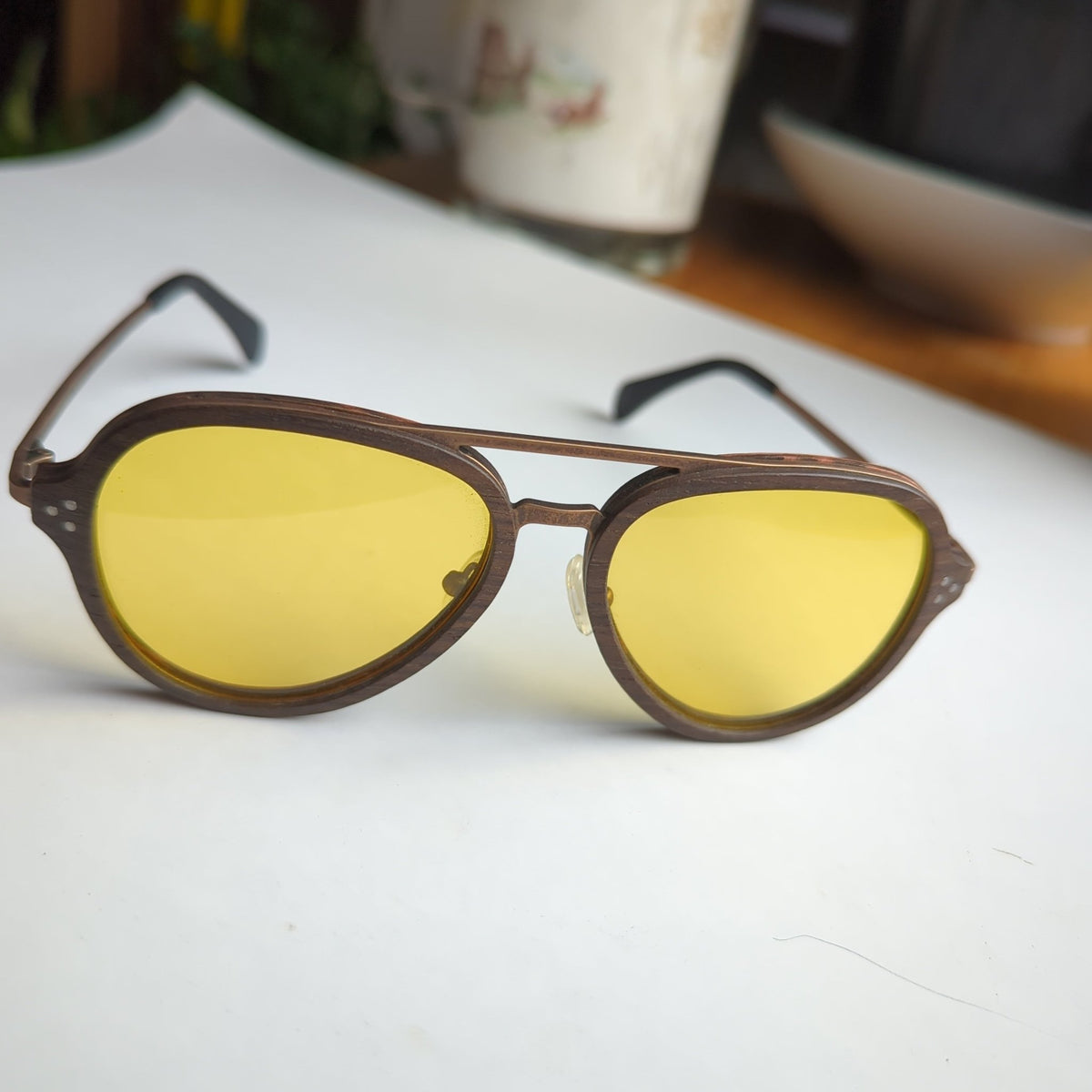 TopheadsTopheads Huddo Metal & Wood Sunglasses #same day gift delivery melbourne#
