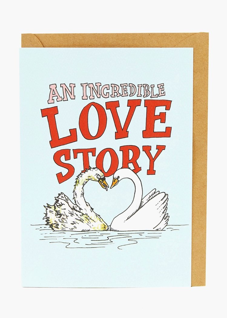Wally Paper CoAn Incredible Love Story - Wally Paper Co #same day gift delivery melbourne#