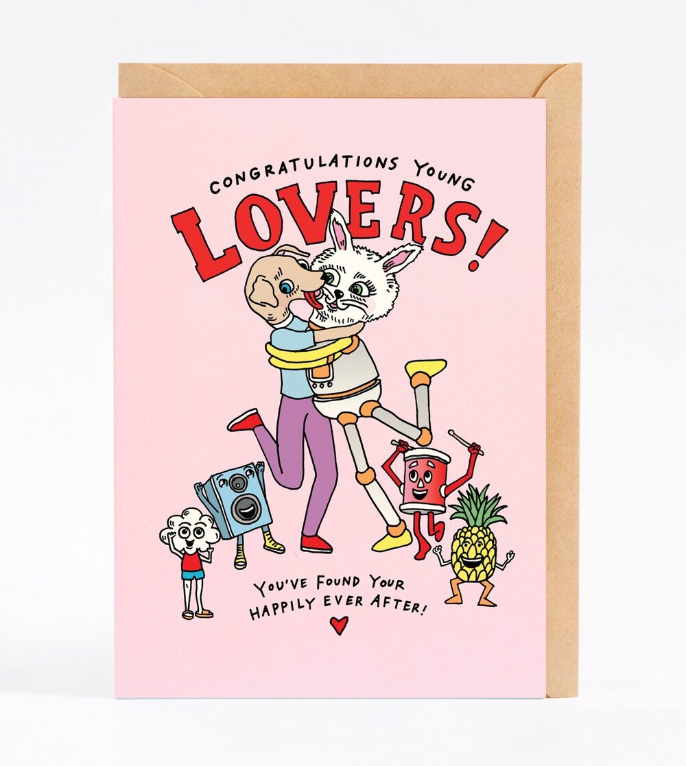 Wally Paper CoCongratulations Young Lovers - Wally Paper Co #same day gift delivery melbourne#