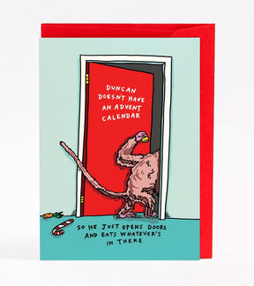 Duncan doesn't have an Advent Calendar - Wally Paper Co