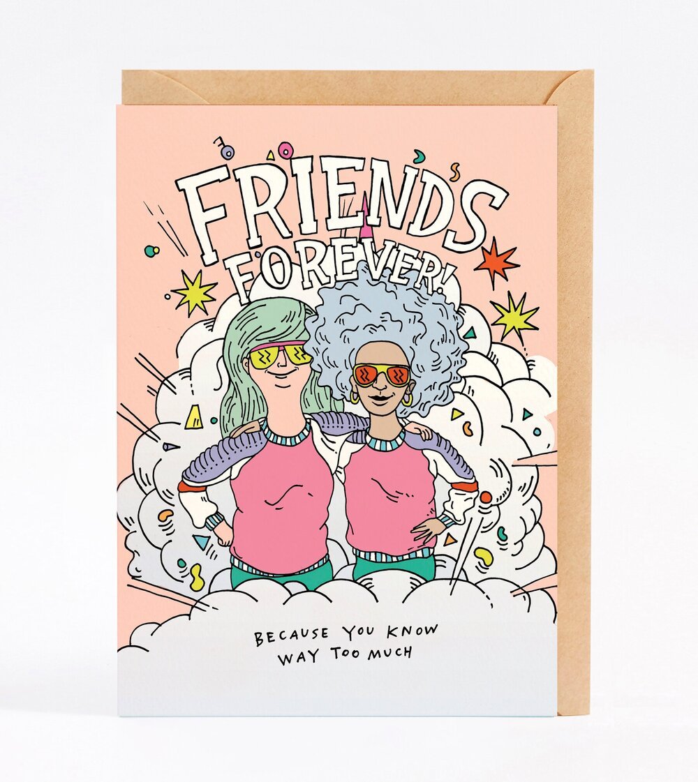 Wally Paper CoFriends Forever - Wally Paper Co #same day gift delivery melbourne#
