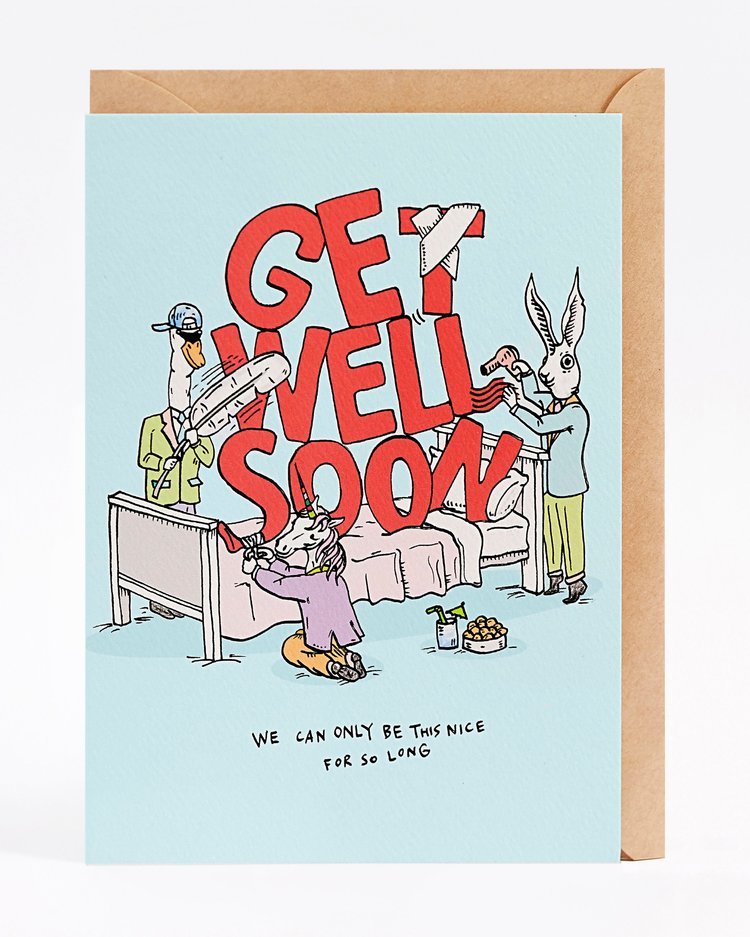 Get Well Soon - Wally Paper Co