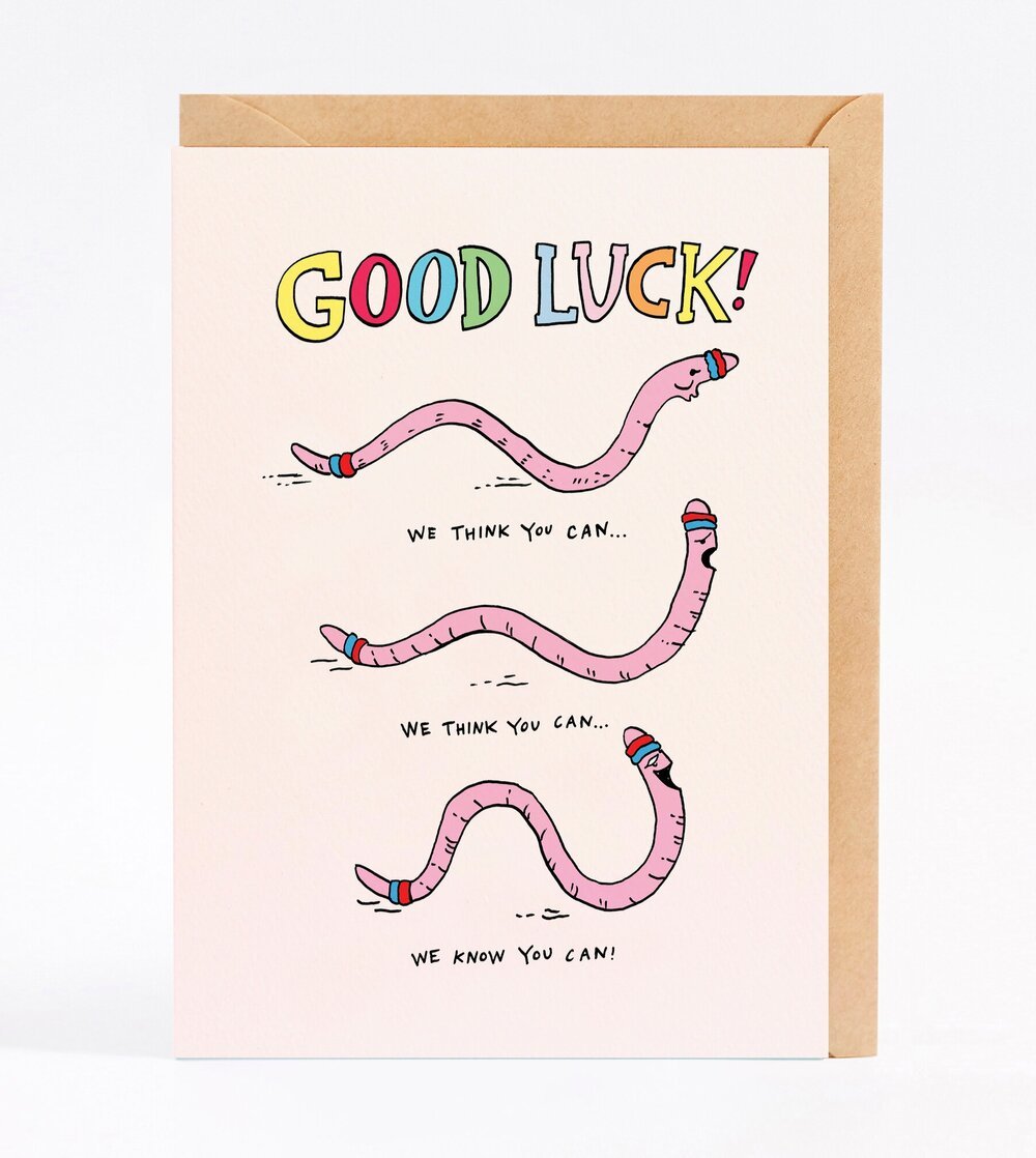 Wally Paper CoGood Luck - We know you can - Wally Paper Co #same day gift delivery melbourne#