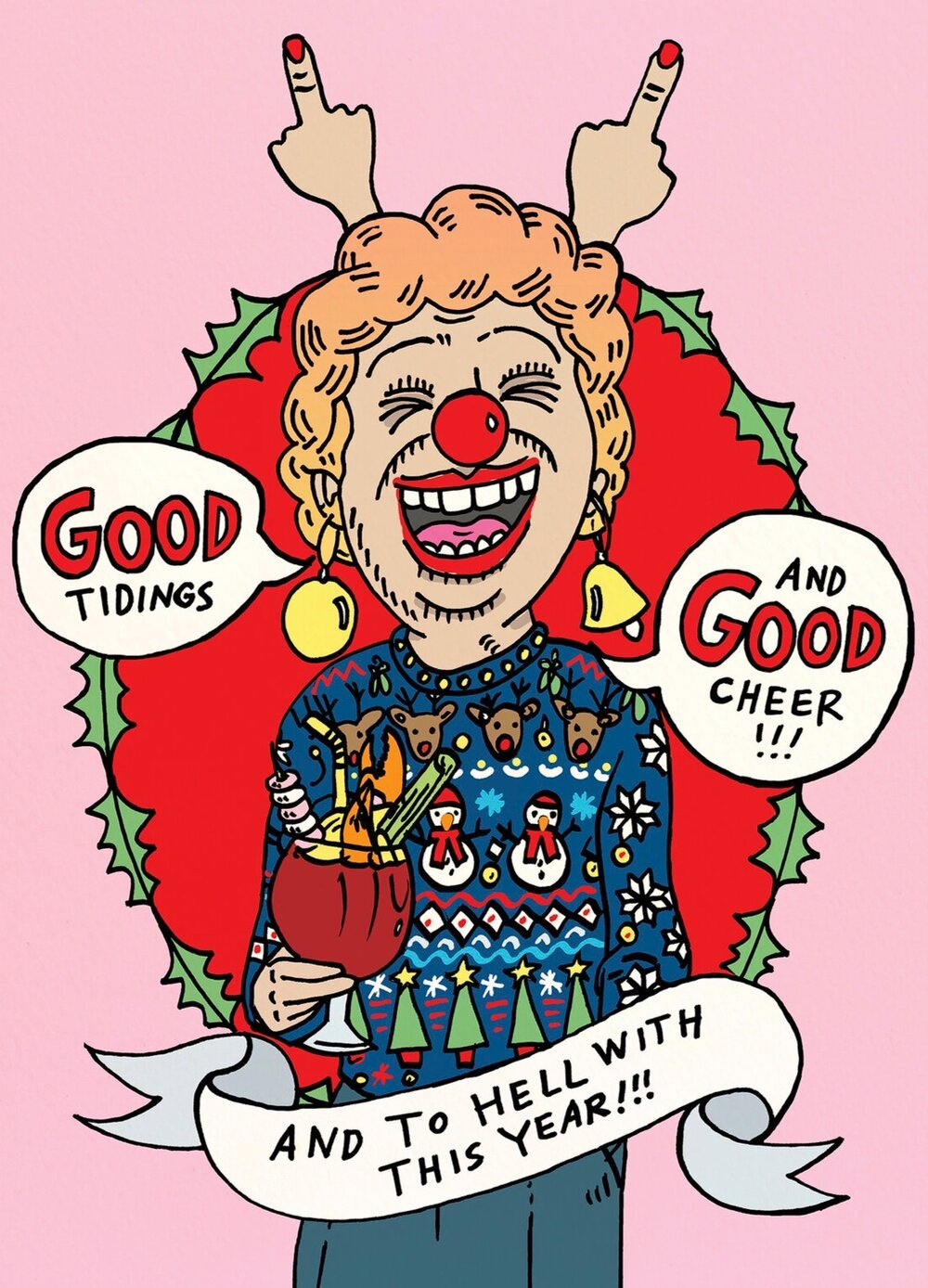 Good Tidings, To Hell With This Year - Wally Paper Co