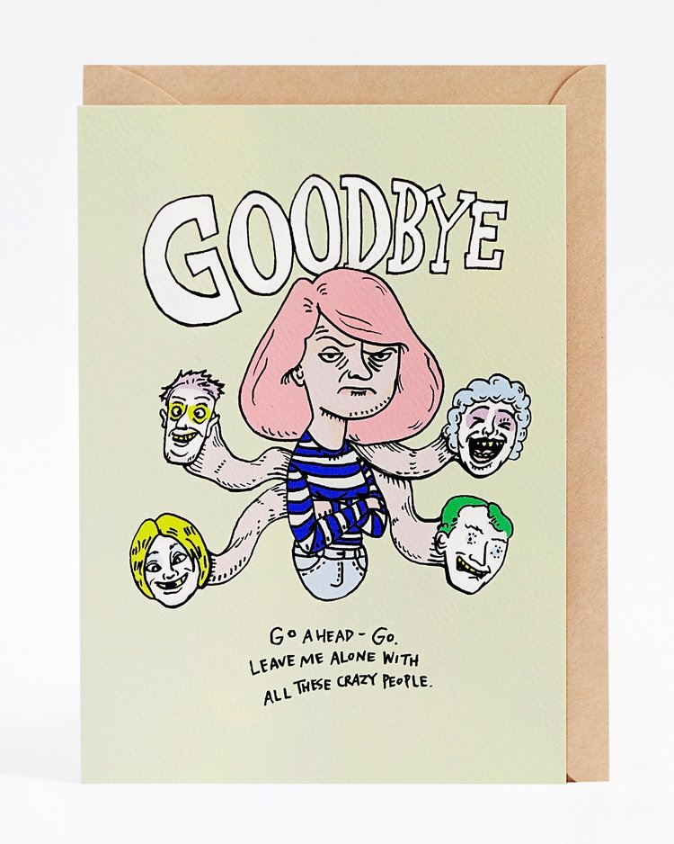 Wally Paper CoGoodbye Go Ahead Go Leave Me - Wally Paper Co #same day gift delivery melbourne#