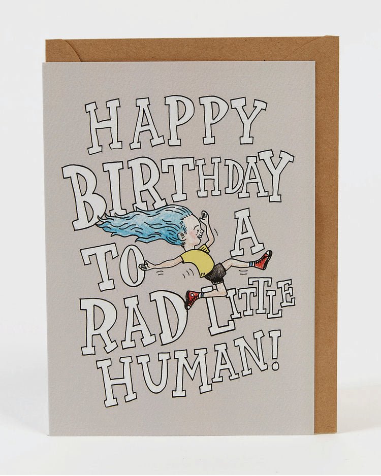 Wally Paper CoHappy Birthday To A Rad Little Human - Wally Paper Co #same day gift delivery melbourne#
