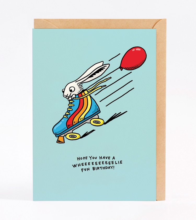 Hope You Have a Wheeelie Fun Birthday - Wally Paper Co