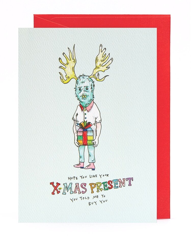 Hope You Like Your X-mas Present - Wally Paper Co